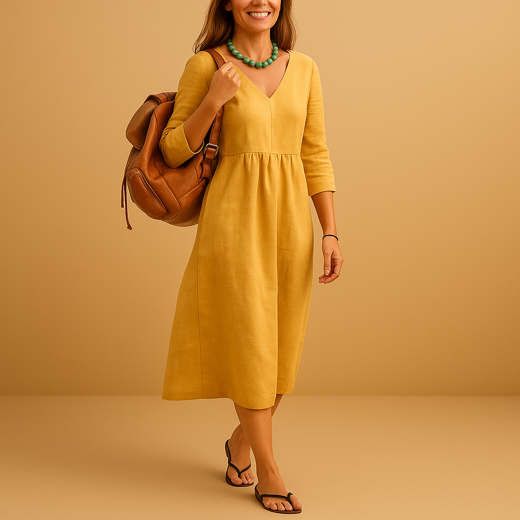 Elise | Elegante casual midi-jurk voor dames