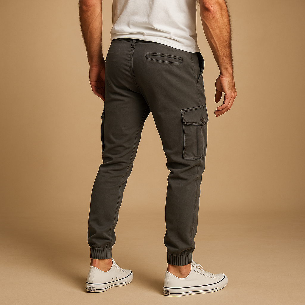 Daan | Cargo broek met zakken voor heren