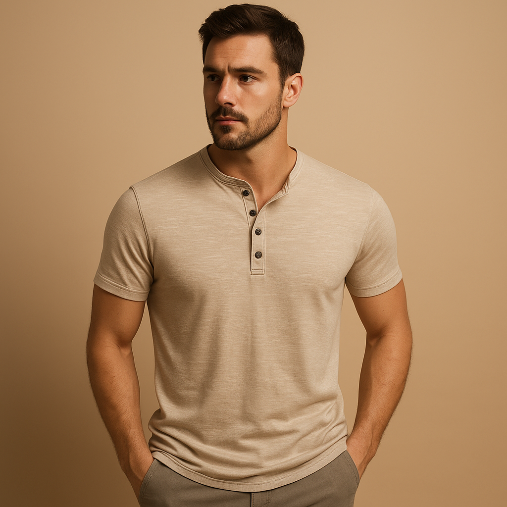 Casual katoenen T-shirt voor heren | Cuyler