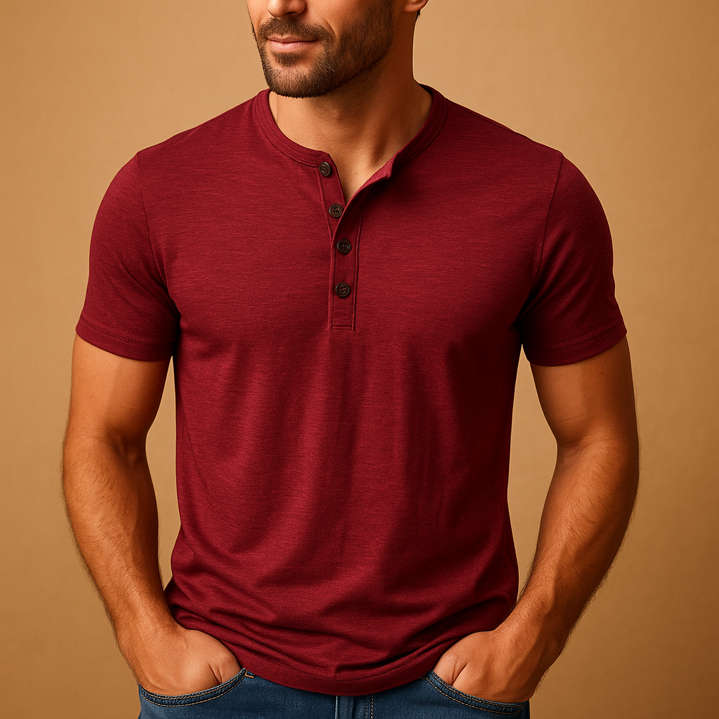 Casual katoenen T-shirt voor heren | Cuyler