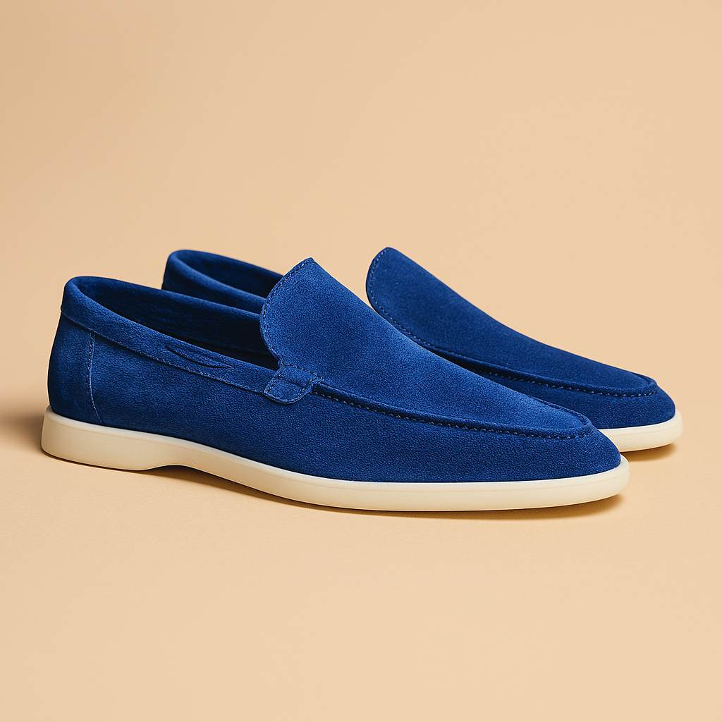 Comfortabele instapschoenen voor heren met suède-look | Abelard