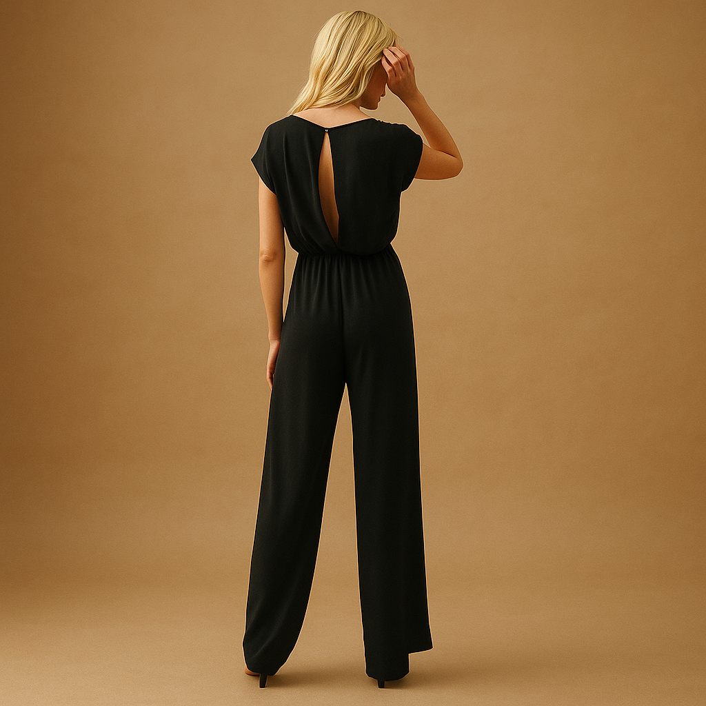 Elegante jumpsuit met V-hals voor dames | Lotte