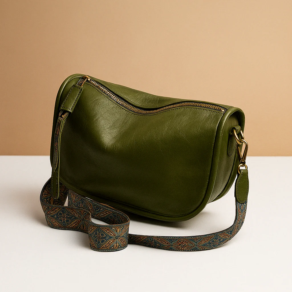Gestructureerde crossbodytas met tijdloos design voor dames | Lianne