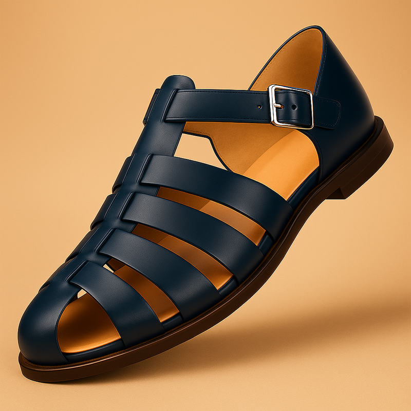 Stijlvolle leren sandalen voor dames met comfortabele pasvorm | Elvira