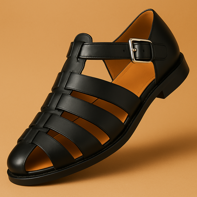 Stijlvolle leren sandalen voor dames met comfortabele pasvorm | Elvira