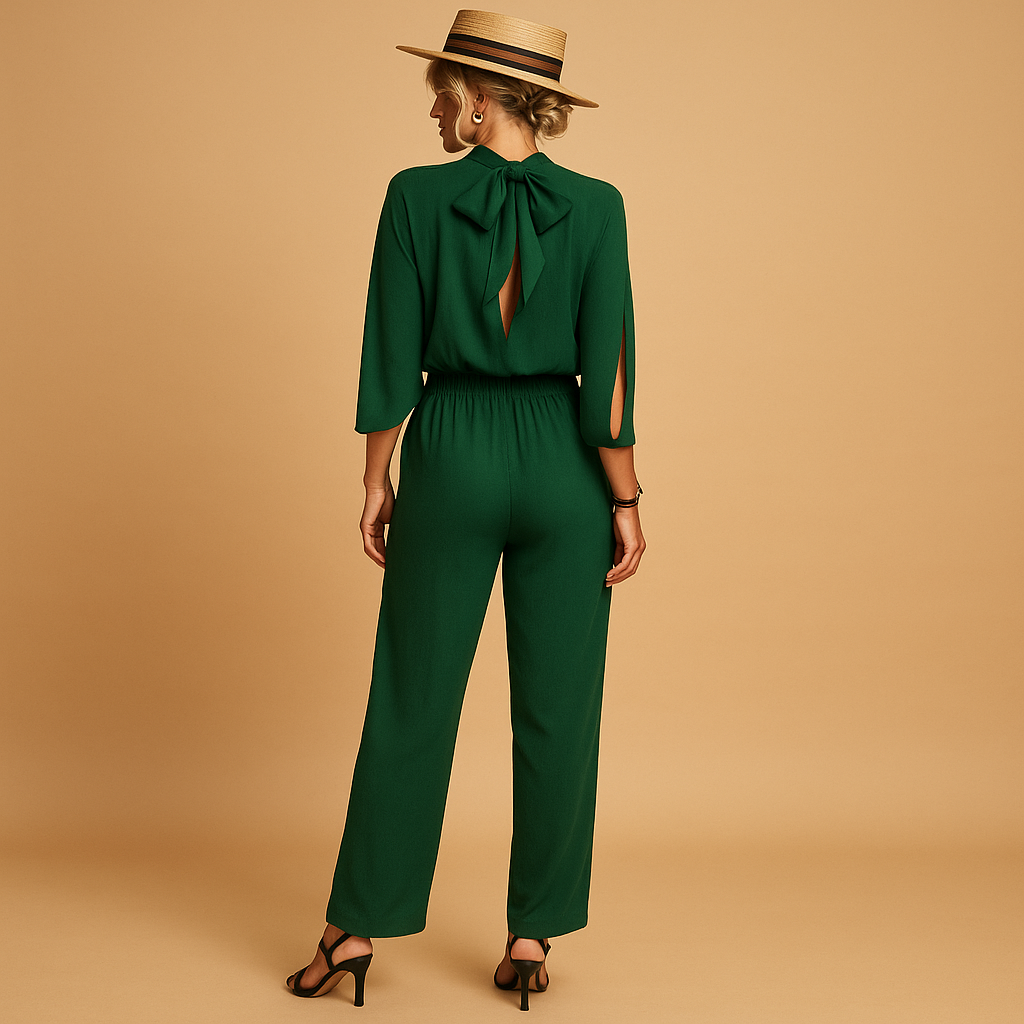 Lichte zomerjumpsuit met verstelbare bandjes voor dames | Fenna
