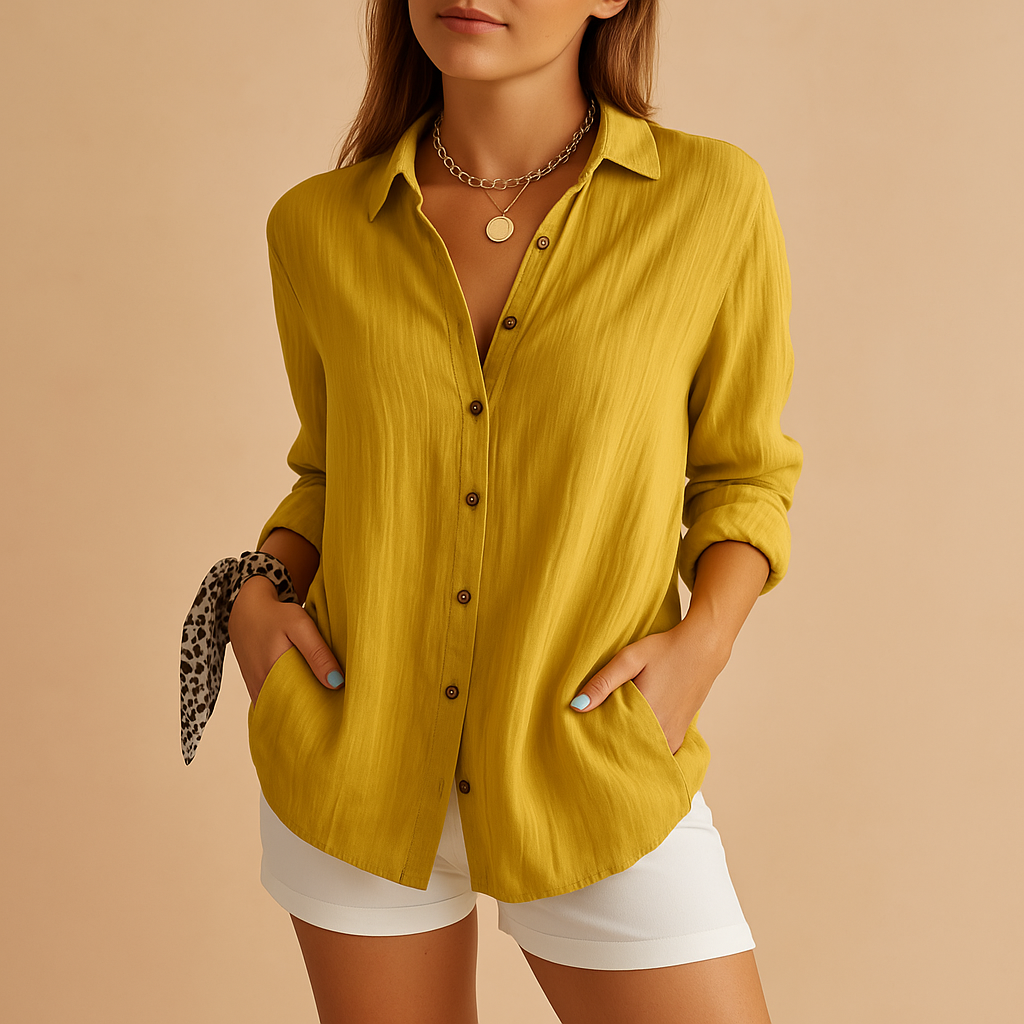 Luchtige blouse dames met comfortabele pasvorm | Lotte