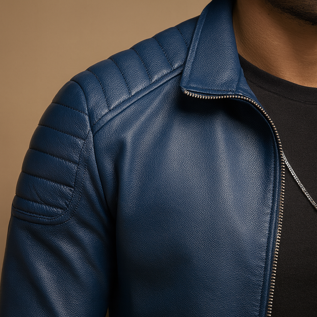Luxe bikerjack voor heren | Victor