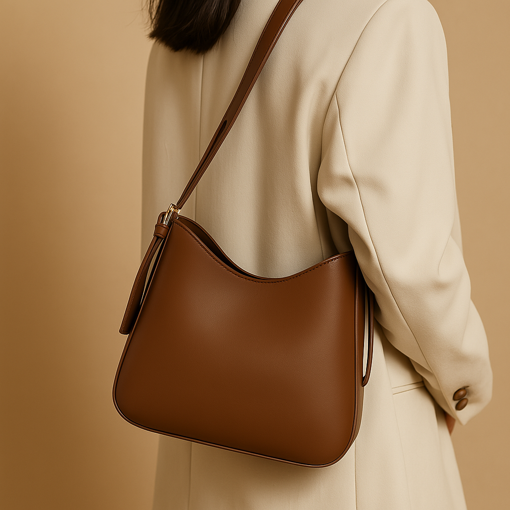 Minimalistische crossbodytas met compact interieur voor dames | Milou