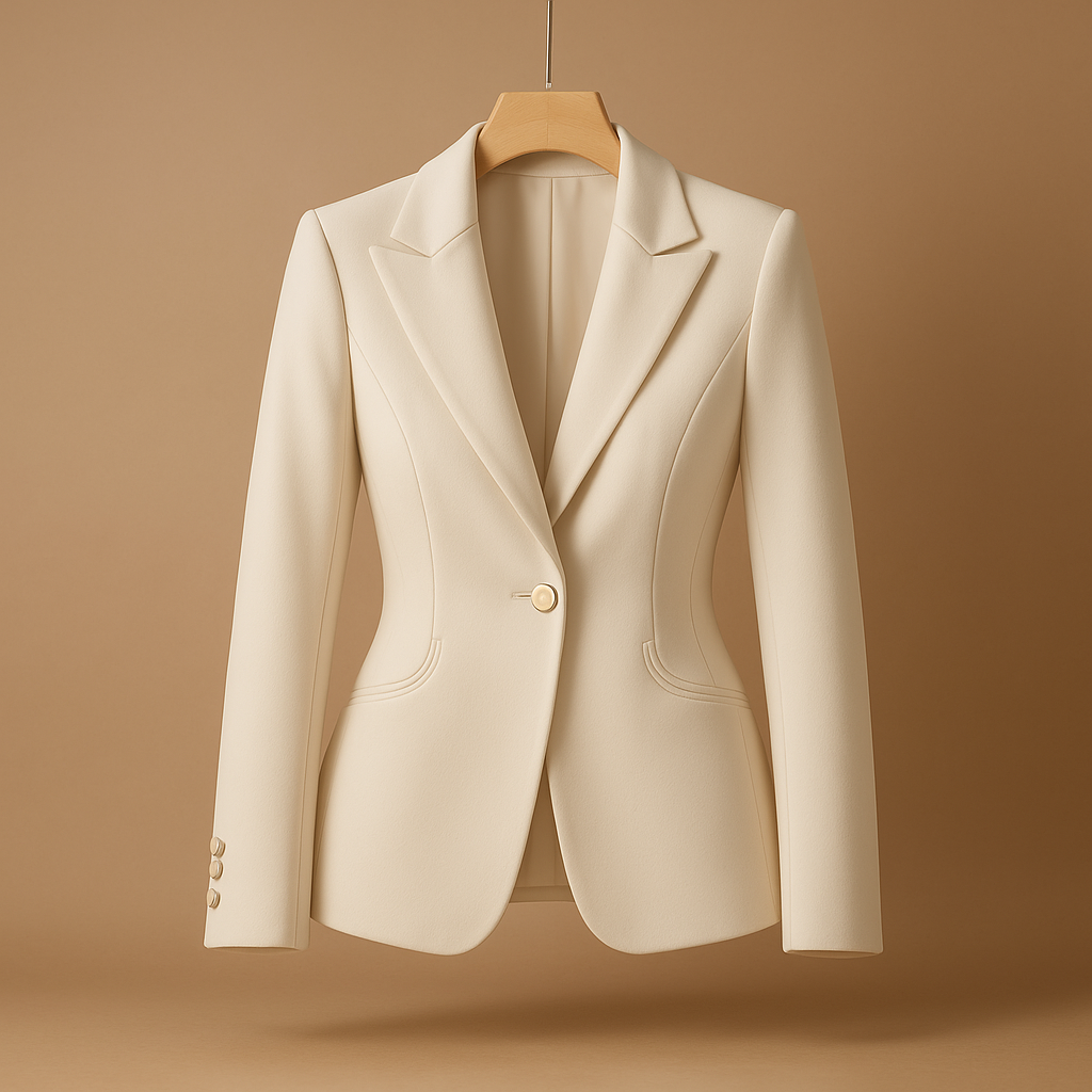 Stijlvolle blazer met reverskraag voor dames | Jasmijn