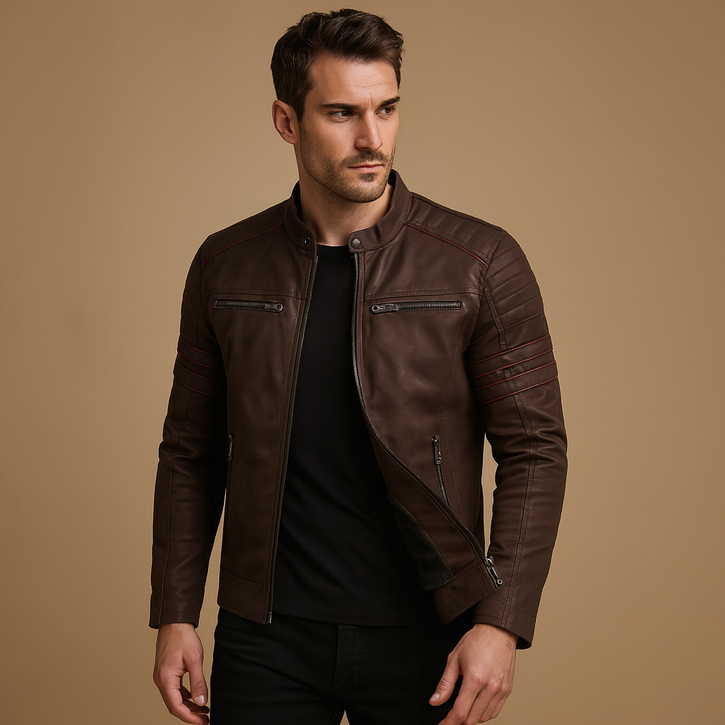 Stoere bikerjack voor heren | Daan