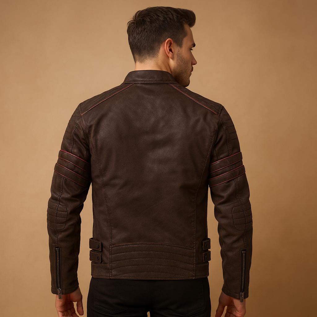 Stoere bikerjack voor heren | Daan