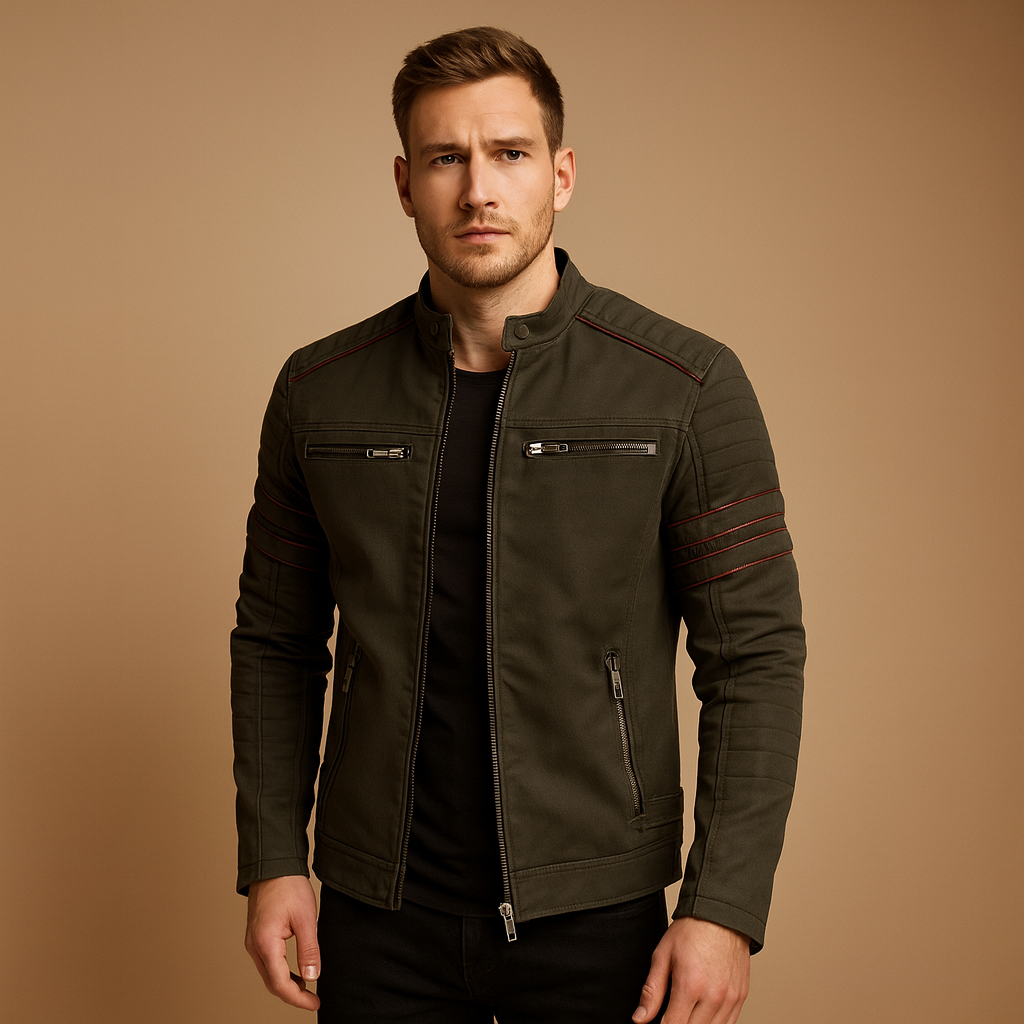 Stoere bikerjack voor heren | Daan