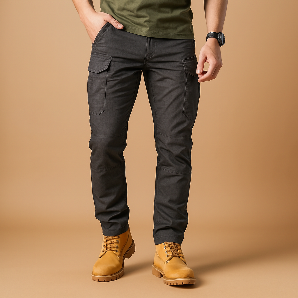 Tactische cargobroek met militaire look voor heren | Rens