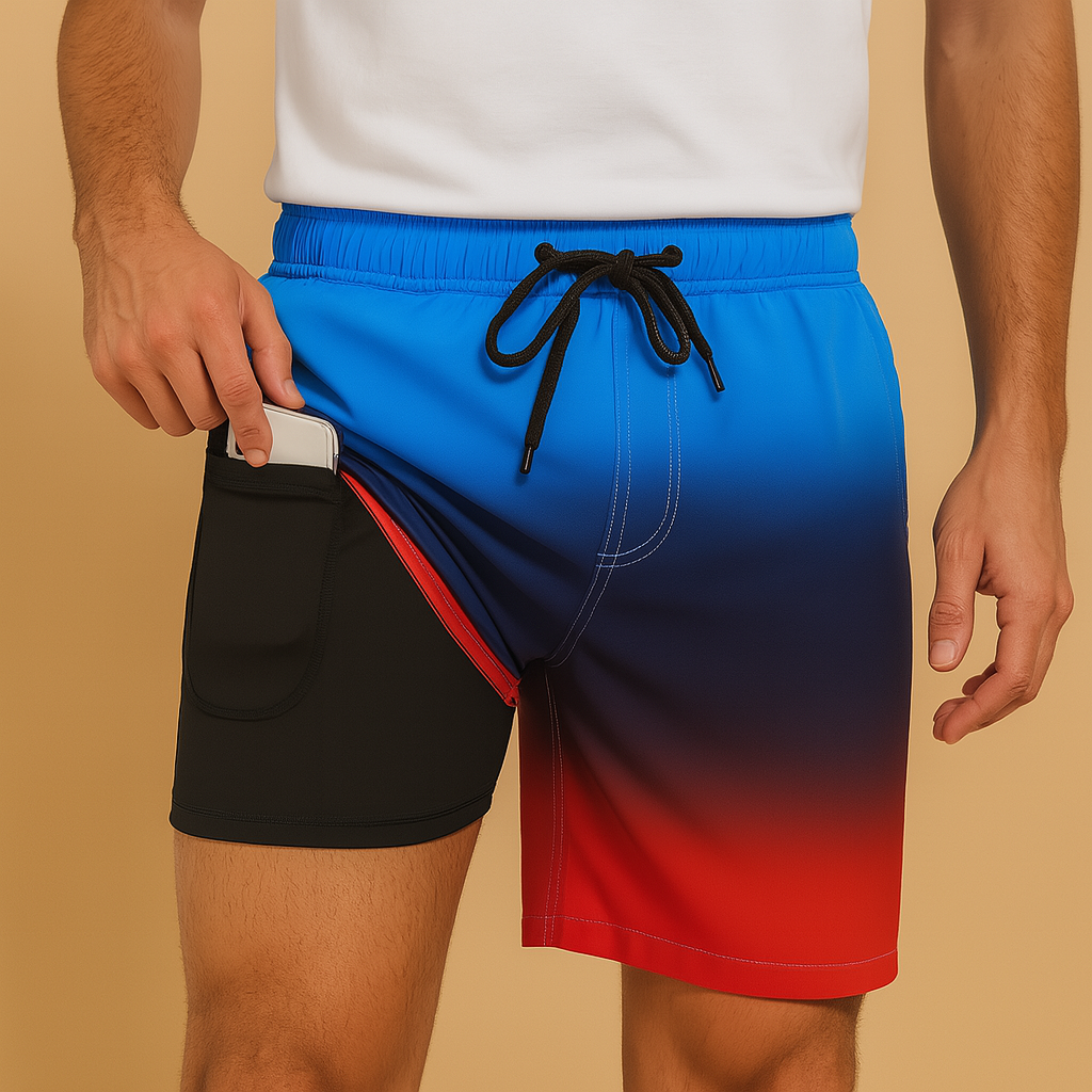 Zwemshort met sneldrogende stof voor heren | Timo