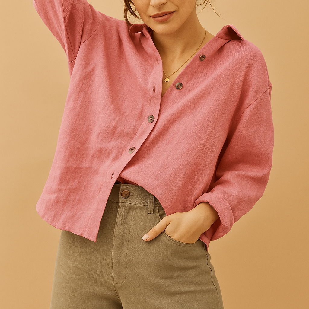 Britt | Casual katoenen blouse voor dames