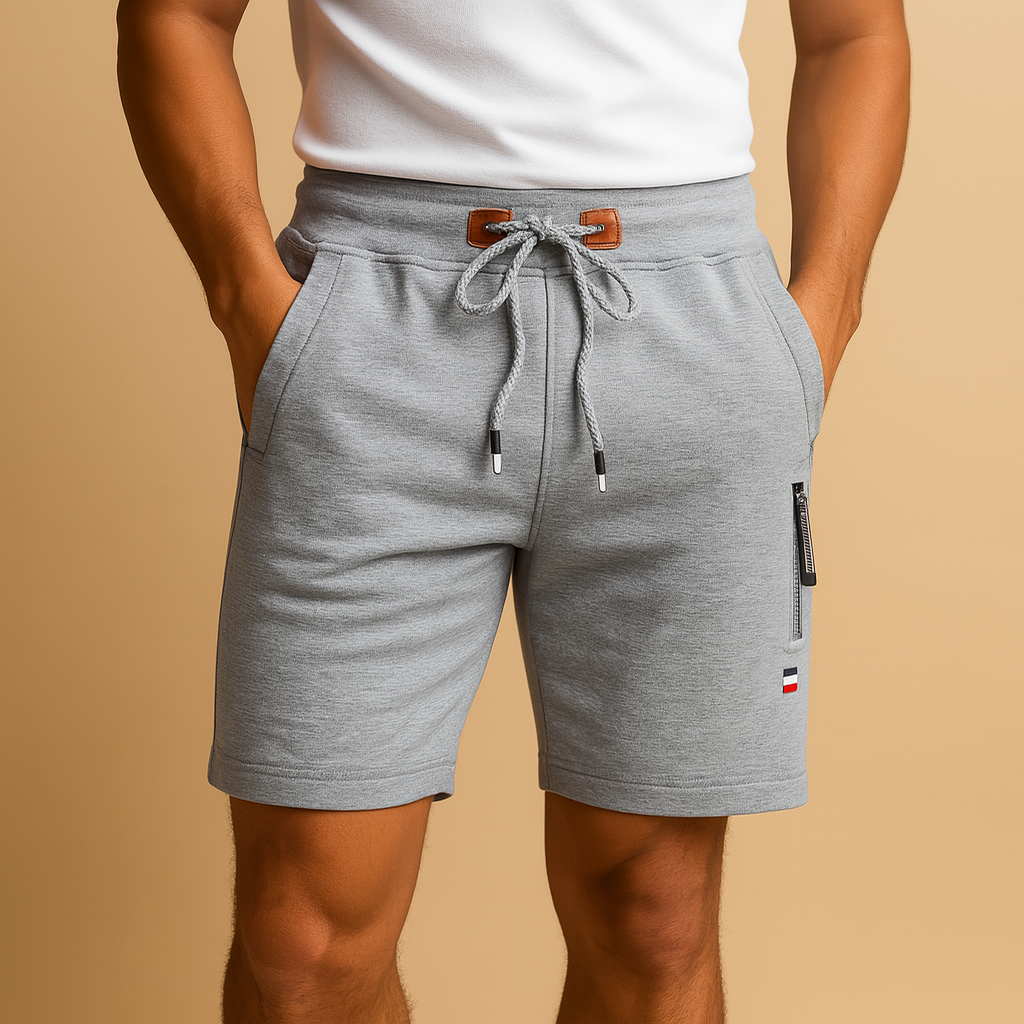 Ademend sportief short met zakken voor heren | Gijs