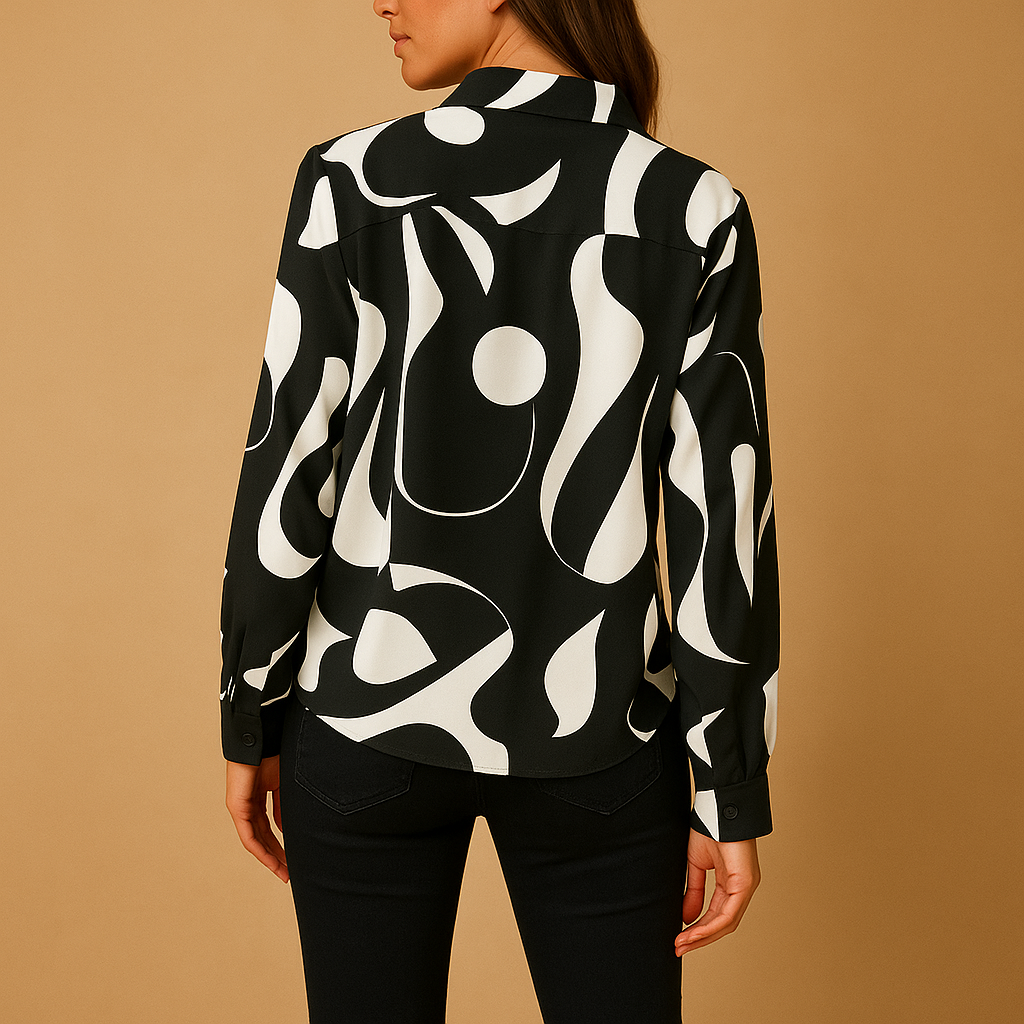 Elin | Chique blouse met print voor dames