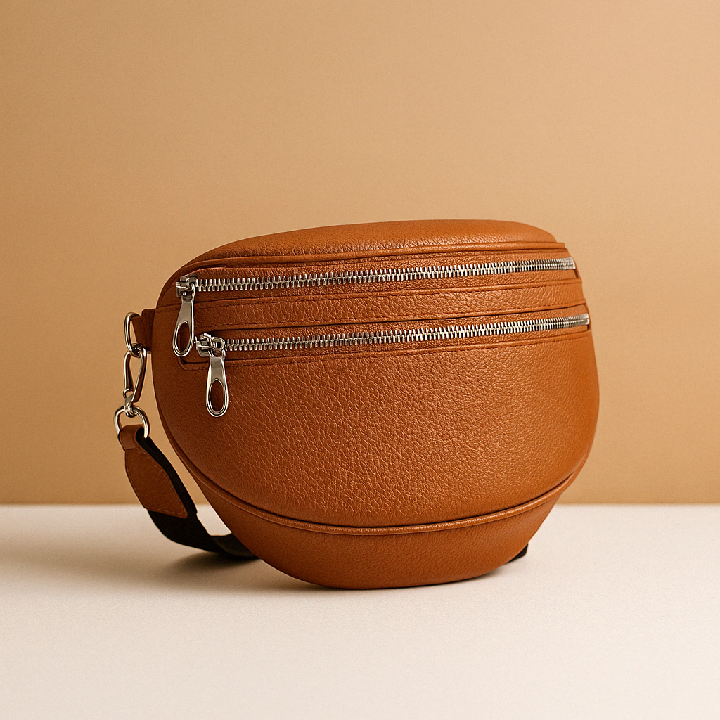 Crossbodytas met dubbele rits en tijdloos ontwerp voor dames | Romy