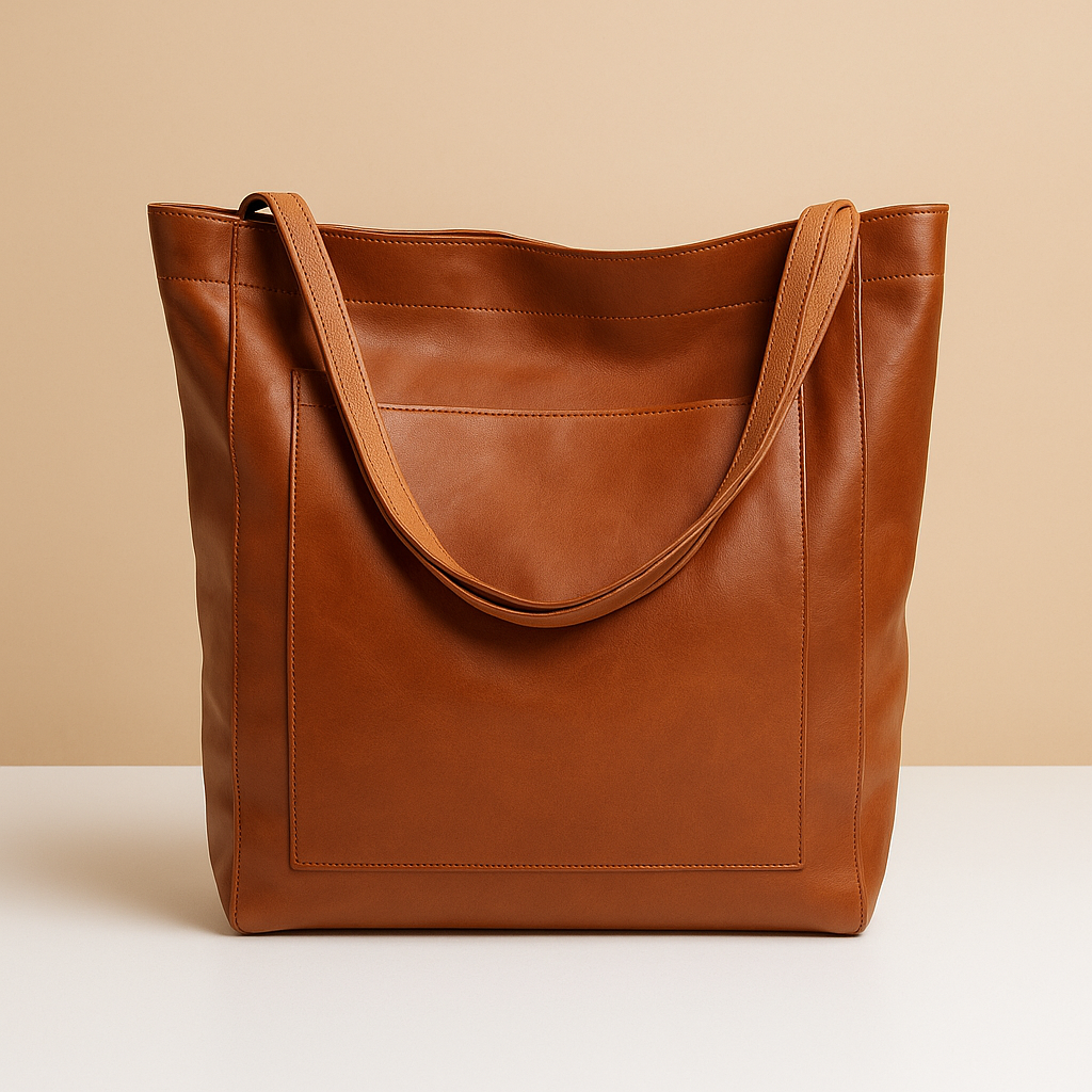 Elegante handgemaakte schoudertas van kunstleer voor dames | Femke