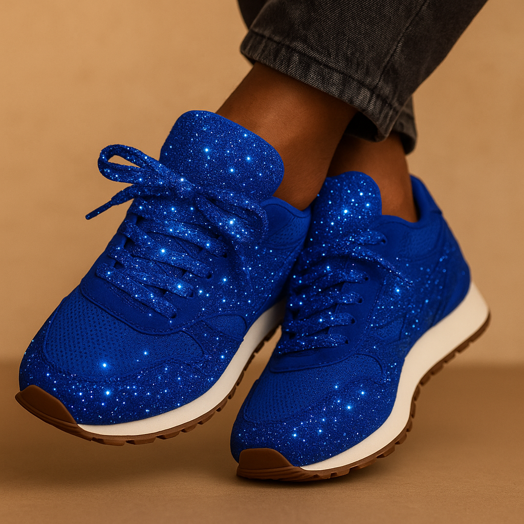 Glitter sneakers met pailletten voor dames | Fenne