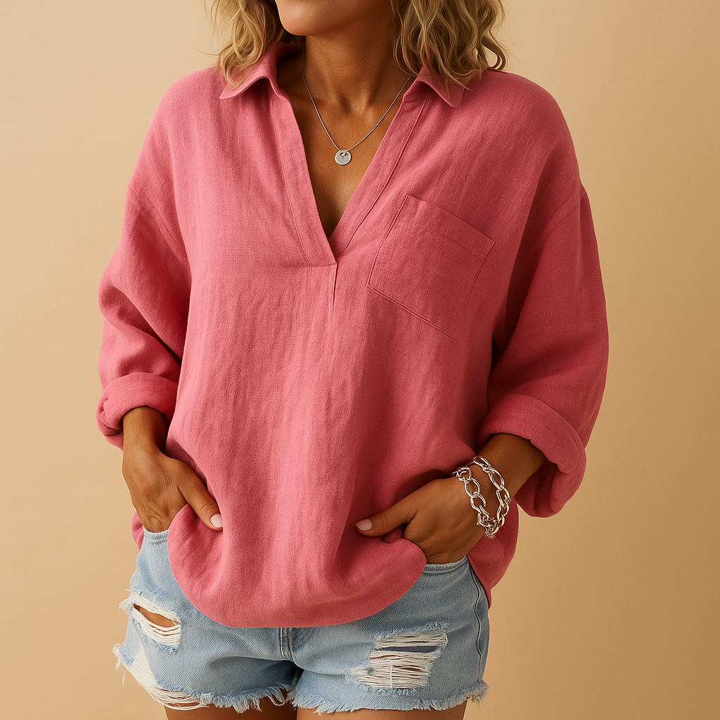 Klassieke elegante blouse voor dames | Sophie