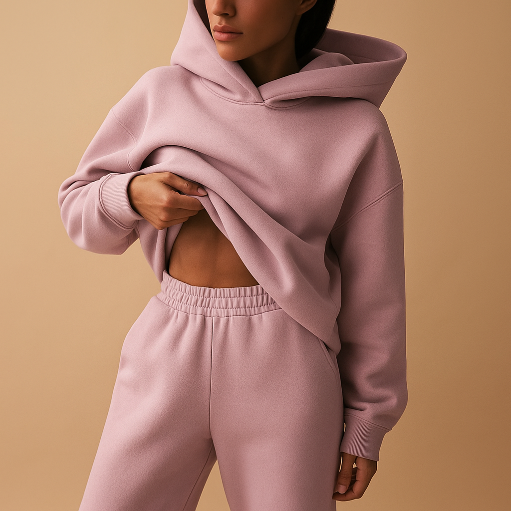 Oversized loungewear set met hoodie en broek voor dames | Chloé