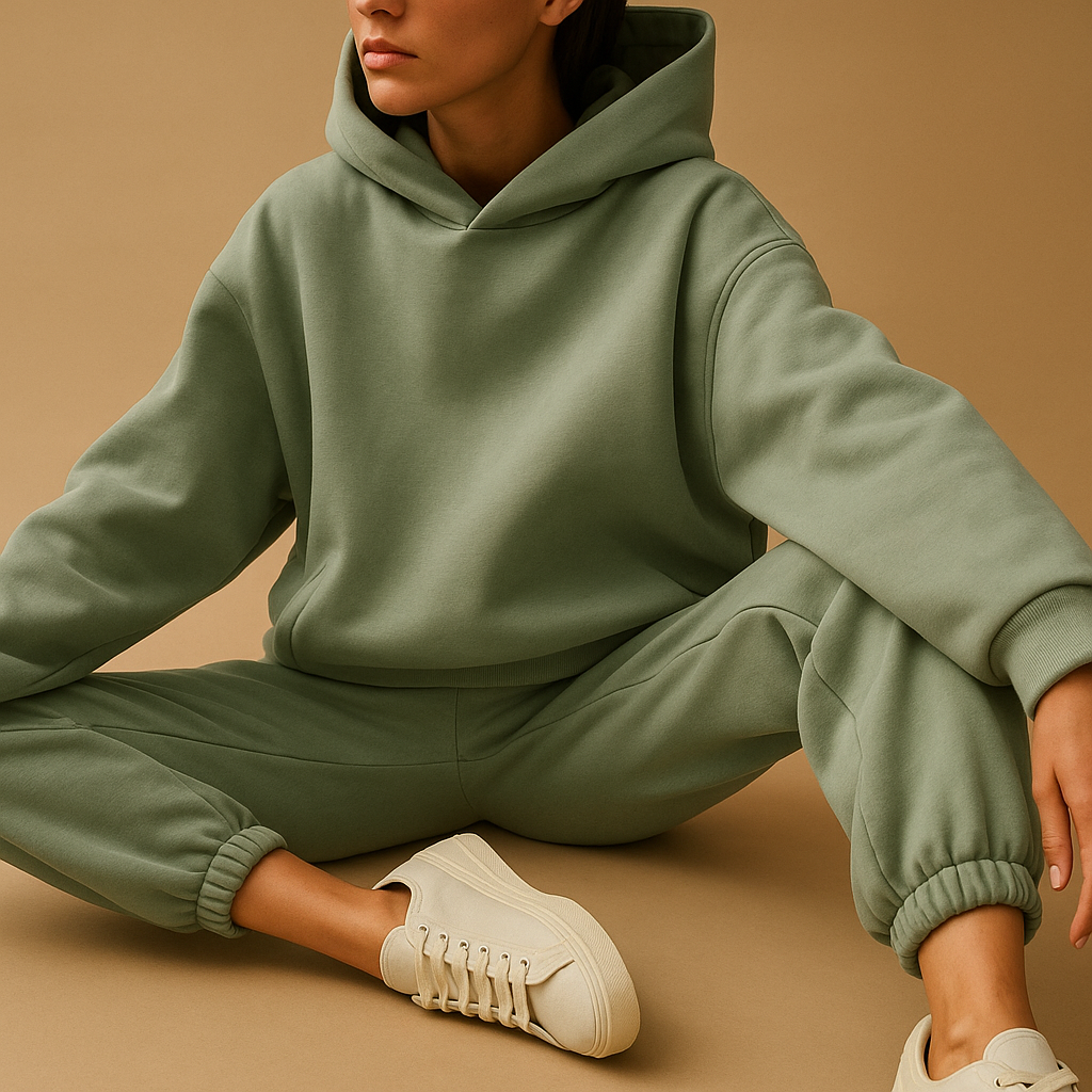 Oversized loungewear set met hoodie en broek voor dames | Chloé