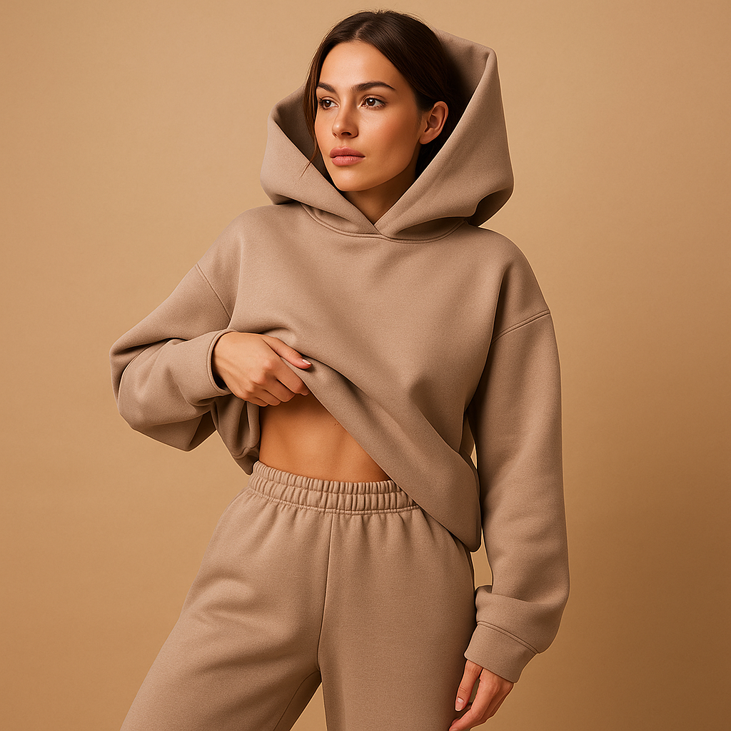 Oversized loungewear set met hoodie en broek voor dames | Chloé