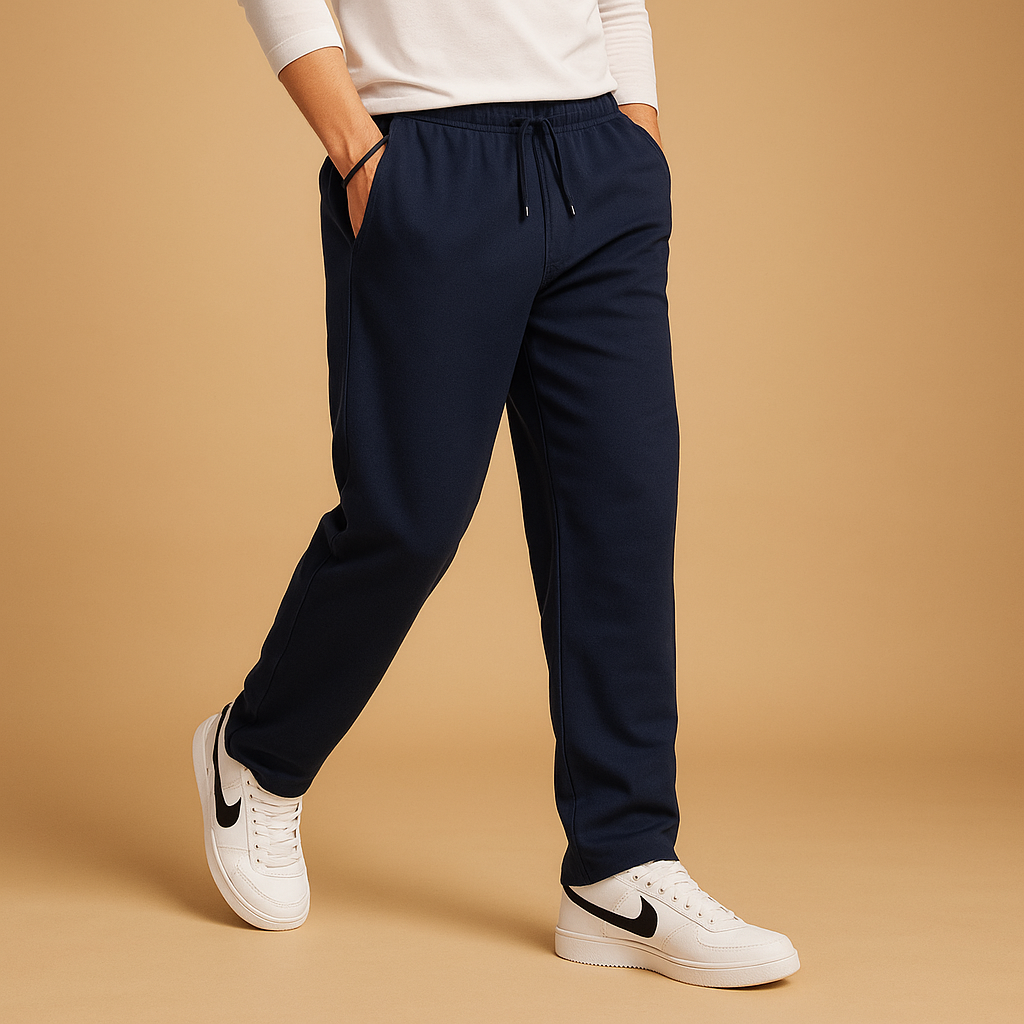 Jurre | Oversized joggingsbroek met wijde pijpen voor heren